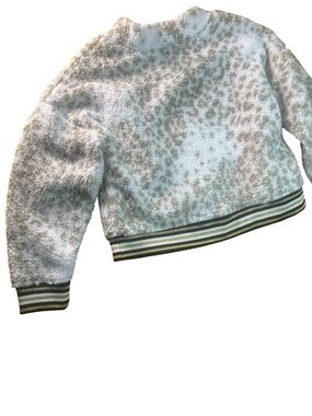 Nanette Lepore Cream Sherpa Pullover